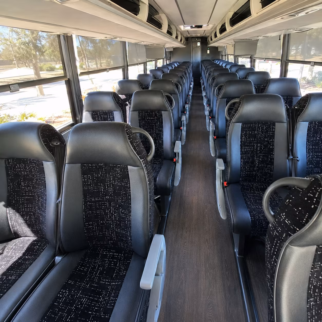 little rock charter bus interior gallery