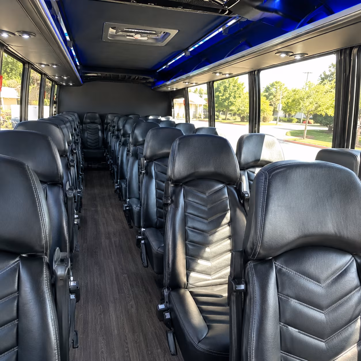springdale wine tour brewery transportation onboard seating