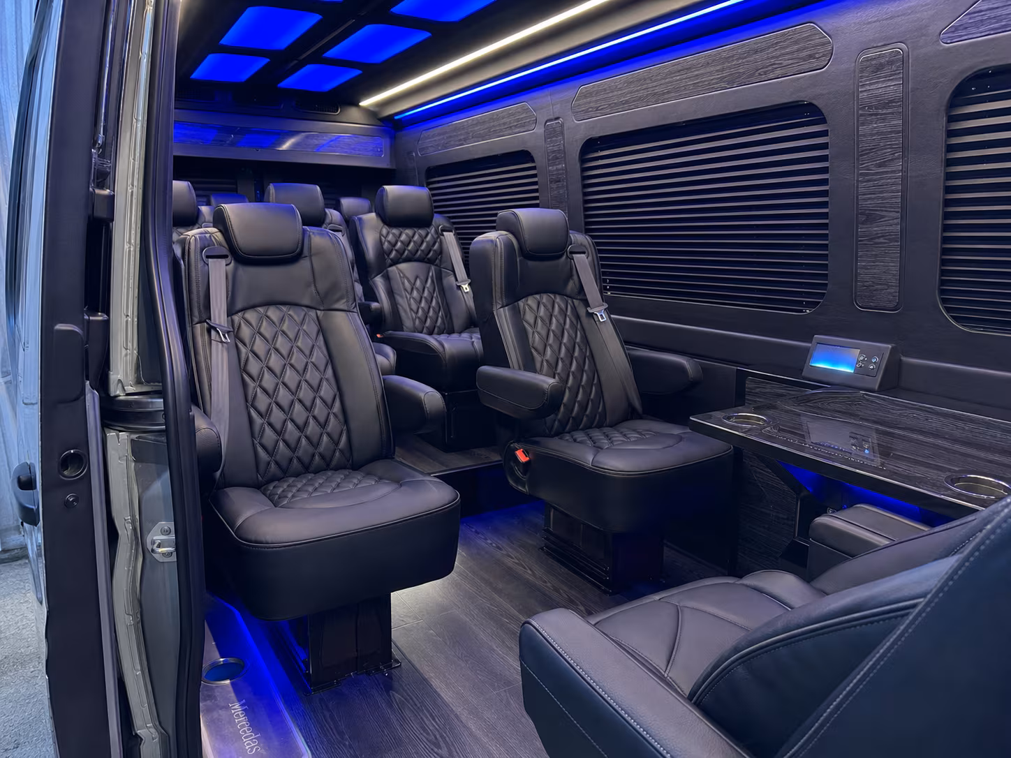 sprinter van transportation for groups and events across springdale