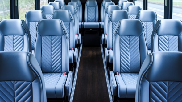18 passenger minibus interior
