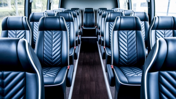 20 passenger minibus inside conway