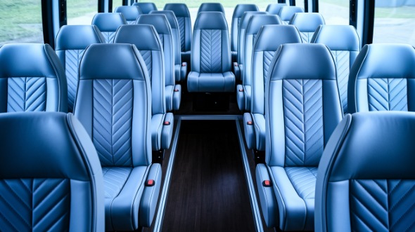 35 passenger minibus inside conway