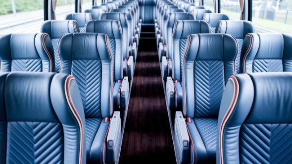 55 passenger charter bus interior conway