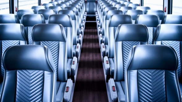 56 passenger charter bus interior conway