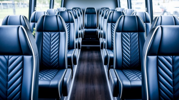 springdale 18 passenger minibus inside