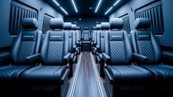 sprinter van with driver interior conway